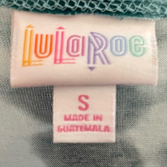 LuLaRoe Women’s Aqua Tie Dye Long-Length Tunic Vest Layering Piece Size Small - Picture 7 of 10